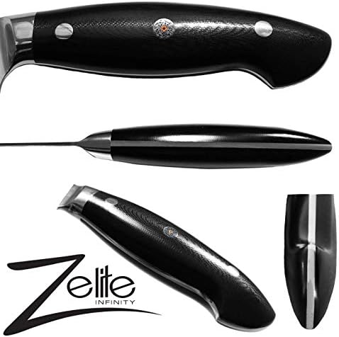 Zelite Infinity kuharski nož 8 i nož za čišćenje 4.25 -Executive - Plus serija-japanski aus-10 Super čelik, 45-slojni,