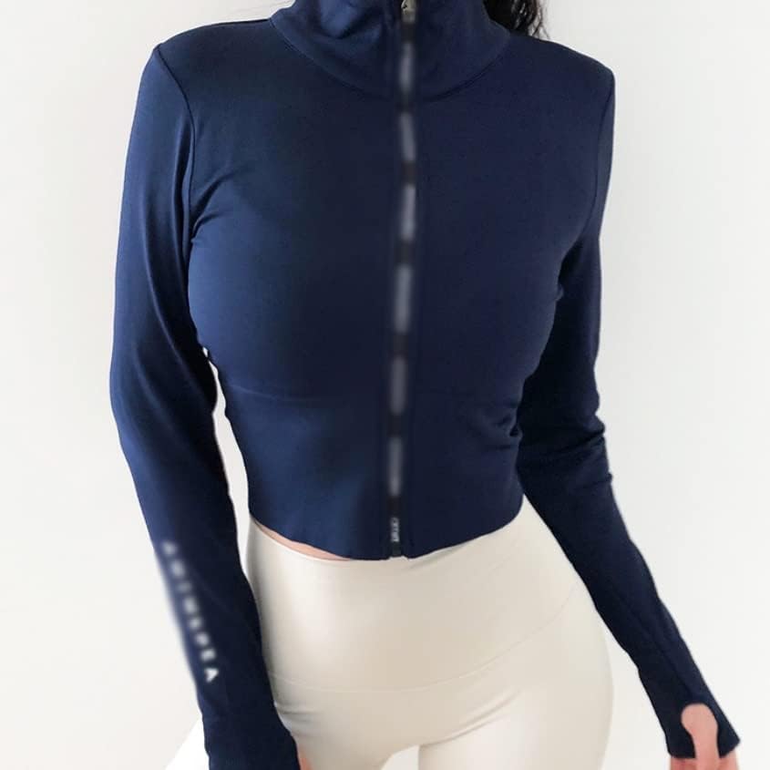 LDTDO ženske duge rukave gornji sportski dres Slim Fit košulja Fitness Yoga Top Winter Work Jacket
