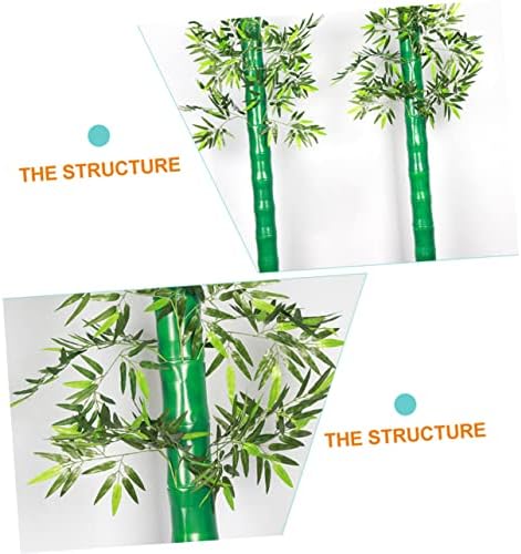 Bestsport 5pcs simulirani bambusovi postrojenja za kožu dekor paraurtos Artificials Decorativas para