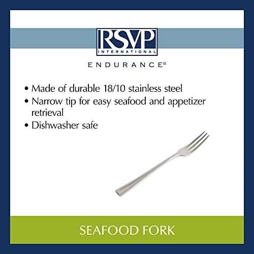 RSVP International Endurance kolekcija Seafood alat, viljuška, Nerđajući čelik