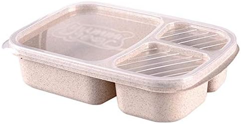 Gppzm kutija za Ručak3 pretinca, kutija za ručak posuda za odlaganje hrane za djecu odrasli izlet