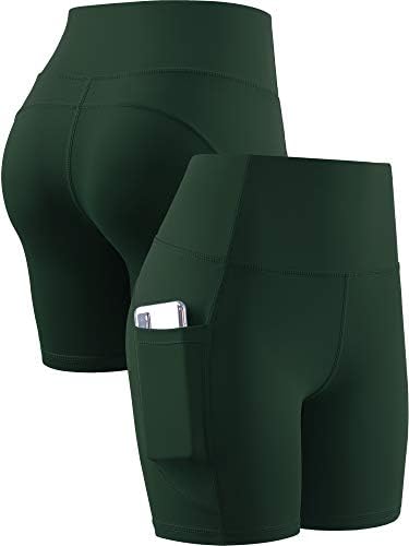 Cadmus High Squist joga kratke hlače za žene goli osjećaj vježbanja trčanja biciklistička