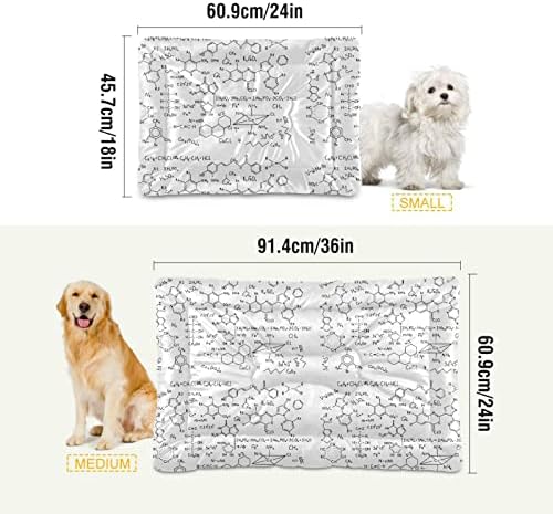 Hemija znanja pasa za pse CAT krevet Mekani putnička mat za kućne ljubimce bez klizanja Ugodna prozračna