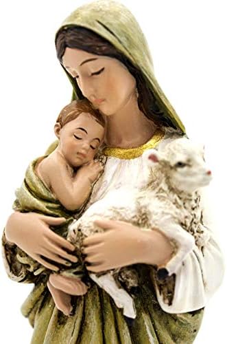 Blažena majka Djevica Marija 7 Statue Slinin Statue. Popravlja se nevinost slikarke figure Bogorodice