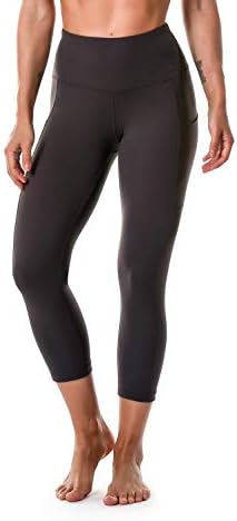 Ritiriko visokog struka joga hlače za žene Tummy Control Workout koji trče kaprim gamašima sa 3 džepa