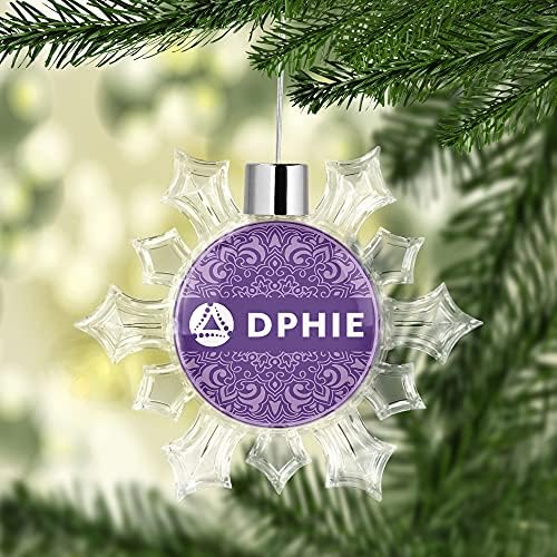 Delta Phi Epsilon Sorority Snowflake ukras za božićnu jelku ukras za uređenje kućnih praznika na drvetu