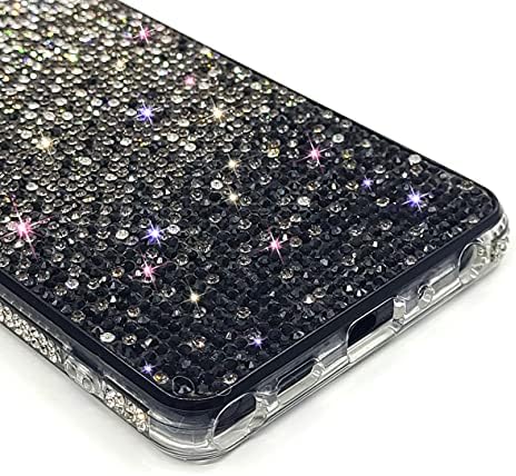 Aokebr Glitter Bling TPU futrola za LG Stylo 6 Sparkle Crystal Diamond Full Cover Girl ženska
