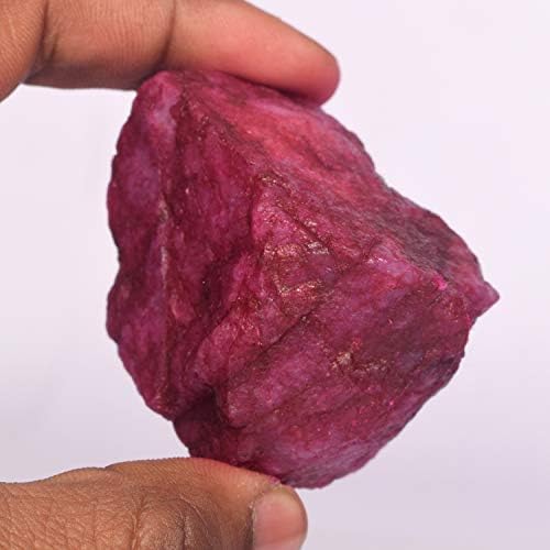 Neobrađeni Sirovi Grubi Rubin 471,50 Ct. Certificirani Ljekoviti Kristal Prirodni Crveni Rubin Dragi Kamen