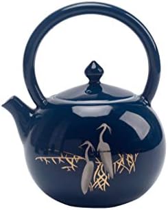 LkEboa Retro Style Glazirao plavi porcelan čajnik 200ml keramički čajnik Tradicionalni set čaja, kućni