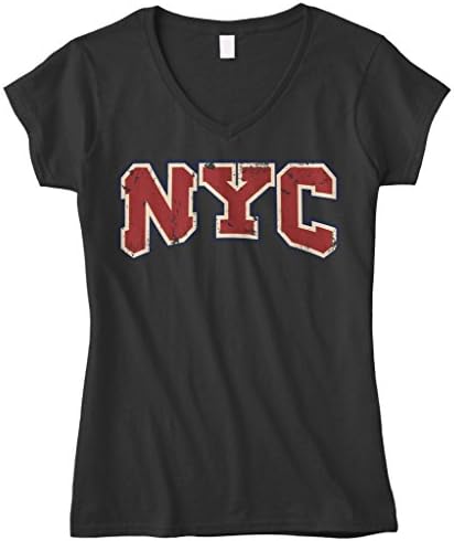 Cybertela ženski New York City NYC opremljena majica V-izrez