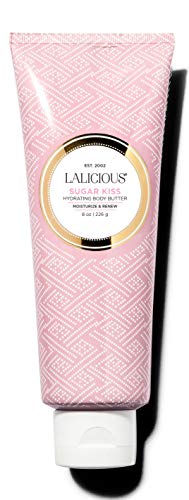 LaLicious Sugar Kiss Body Butter-hidratantna krema za tijelo i kožu sa šlag Shea maslacem, Vitamin E, ekstrakt krastavca i amp; ulje kajsije-bez parabena