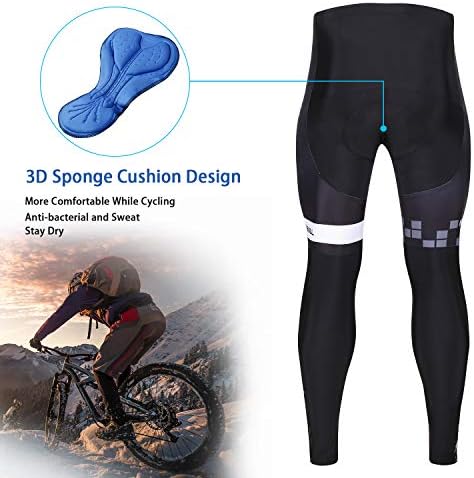 Muški set biciklističkog dresa - reflektirajuća brzih biciklističkih košulja i 3D podstavljene biciklističke