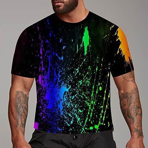 Ljetne majice za teretane Muškarci Muške košulje Unisex 3D modne tiskane majice za odrasle kratke rukave TOP