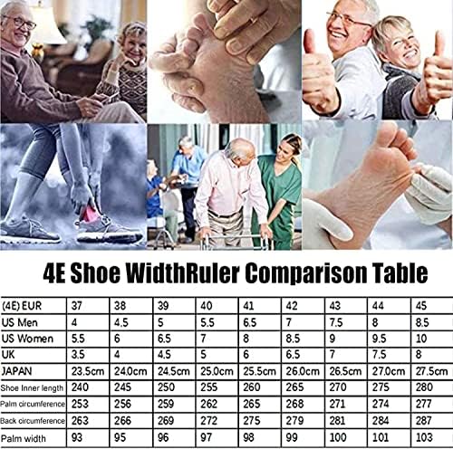 Zbjh Extra široke dijabetičke cipele sa otečenim stopama široko postavljanje velikim veličinama artritis esema stopala obuća prozračna lagana zračna jastuka za hodanje cipele za žene 22.9.2