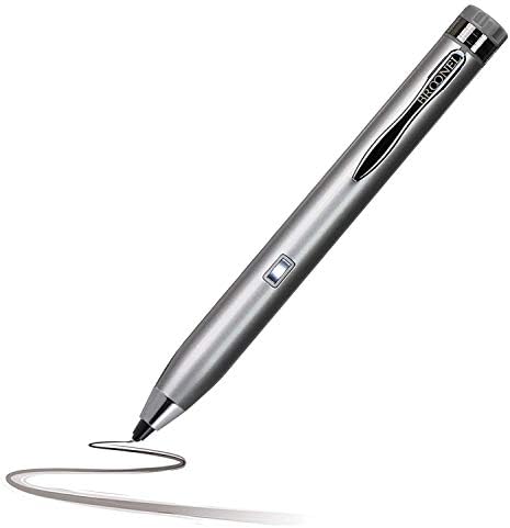 Navitech srebrna mini fine tačaka digitalna aktivna olovka Stylus kompatibilna sa Samsung Galaxy Alpha
