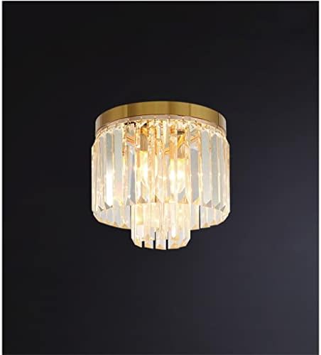 CHUNYU Stropne svjetlosti zlatna kristalna LED stropna svjetiljka za spavaću sobu dnevni boravak