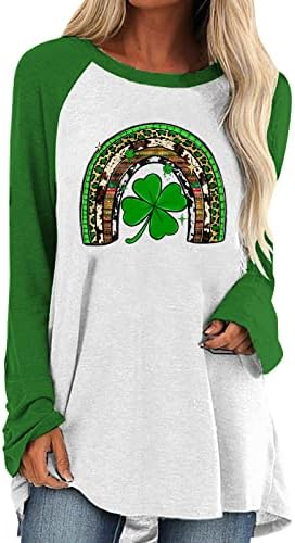 Proljeće Tuntic St. Patrickov Tunt Tors za nošenje sa gamašima Žene Slatke Gnomes Ispisane košulje Grafičke