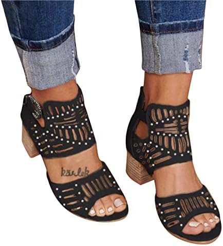 Fupinoded cipele za žene sandale, ženske sandale cipele udobne šetnje otvorenim nožnim prstima