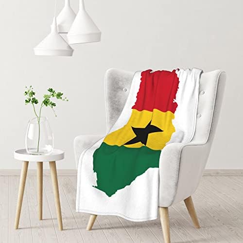 QG ZZX karta zastave Gana Baby prekrivač za dječake Dječji krevetić sa pokrivačem