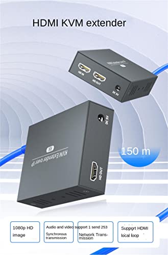 200m HDMI KVM Extender preko IP HDMI USB Extender preko cat6 Rj45 Ethernet mreže HDMI USB preko UTP / STP podrška za USB tastaturu miša
