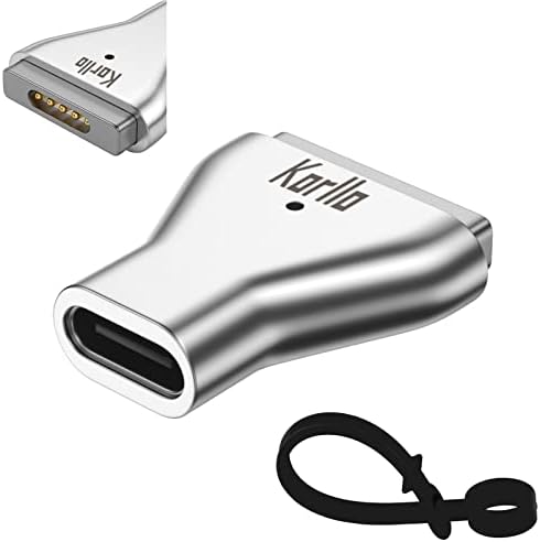 Korllo magnetski USB C Ženski do mag-sigurnog 2 T muški adapter kompatibilan sa Mac-Book Pro Air-C