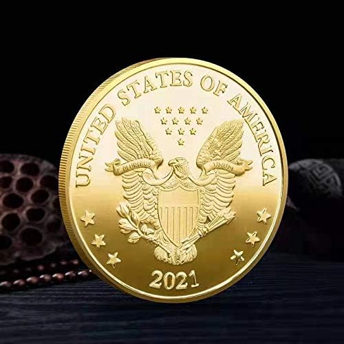 Hubcoiner 46. američki predsjednik Joe Biden Komemorativni novčić Inaugural Challenge Coins Novelty Coin Politički poklon - 2 komada