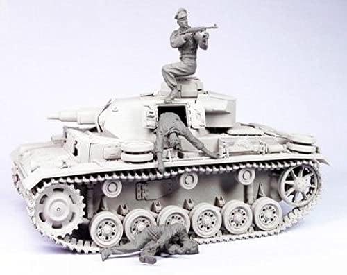 Goodmoel 1/35 Njemačka tenkovska posada iz Drugog svjetskog rata ranjena smola vojnik model