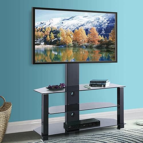 Jedinica za klip od nehrđajućeg čelika za većinu 32-70 inča ravne zakrivljene televizore, TV zidni stalak postavlja do 50kg podesiva nagib visine