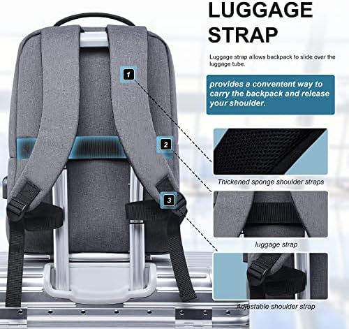 Victoriatourist laptop ruksak 15,6 inča, poslovni tanki izdržljivi laptopi putni ruksaci sa USB priključkom