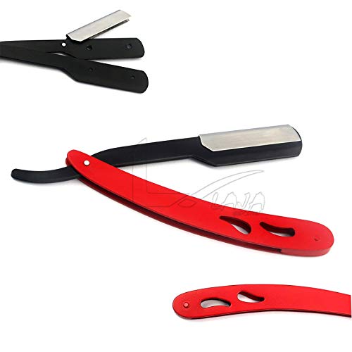 LAJA uvozi brijač za brijanje brijači sa ravnim ivicama sklopivi nož novo-crno / crveno