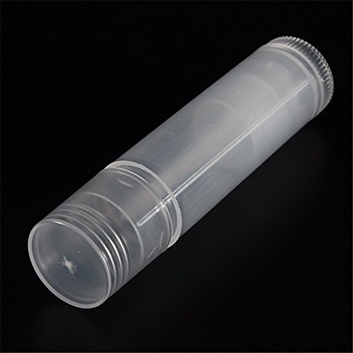Zhongjiuyuan 100 komada prazne prozirne balzam za usne Cubes Kontejneri Kozmetičke boce za usne Boce Beauty Makeup Alati Pribor 5g