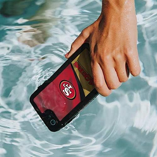 Skinit vodootporna futrola za telefon kompatibilna sa iPhoneom 7-zvanično licencirani NFL San Francisco 49ers dizajn