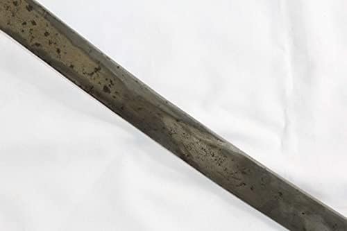 Rajasthan Gems starinski nož za stari mač Wootz Faulad Čelična oštrica čisto srebro rad na ručki C694