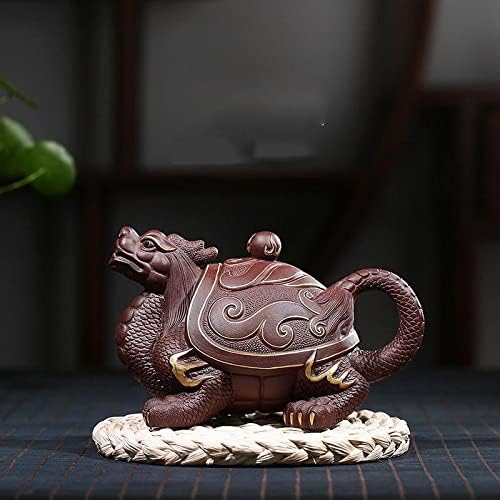 Wionc Purple Clay čajnik sa sirovom rudom i ručno rađenom Dragon Turtle Zisha kineski čaj za piće