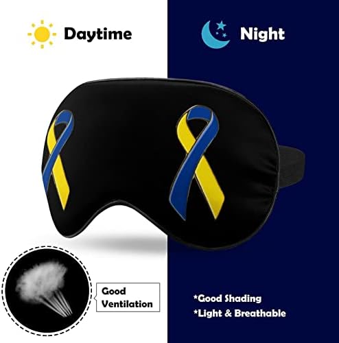 Downs sindrom rebra meko maska ​​za oči efektivne maske za spavanje spavanja Udobnost za povezivanje sa elastičnim podesivim remenom