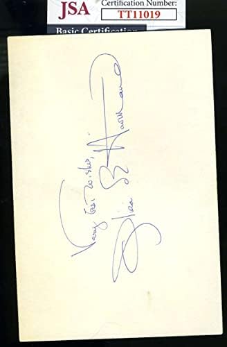 Olivia De Havilland JSA Coa potpisao autogram kartice sa indeksom 3x5