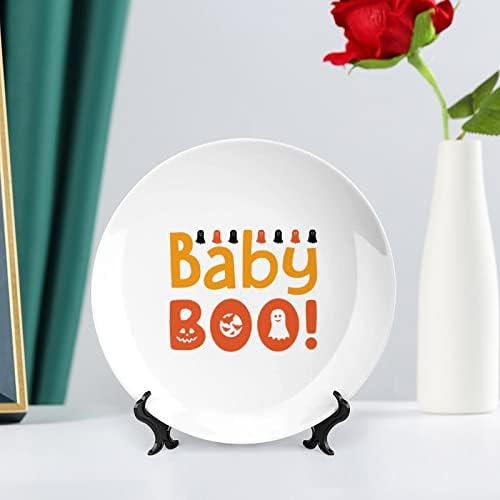 Baby Boo Vintage Design Bone Kina Dekor ploča sa postolje okrugla ukrasna ploča Početna Wobble-ploča
