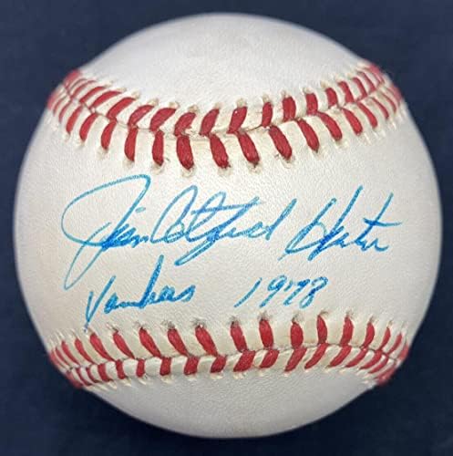 Lovac na somu Yankees 1978 potpisao bejzbol PSA / DNK - autogramirani bejzbol