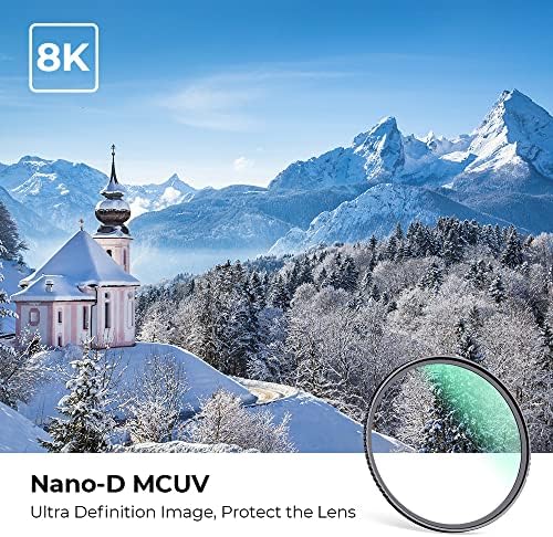 K & amp;F Concept 52mm MC Filter UV zaštitnih sočiva Ultra tanak 24-slojni višeslojni vodootporni UV Filter za sočiva kamere
