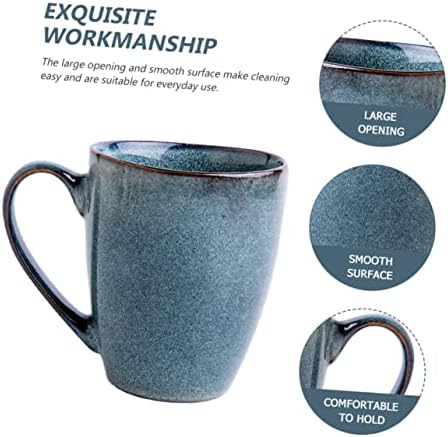 Hanabass keramička kafe espresso k čaše keramičke espresso šalice keramičke šalice kafe keramičke vodene šalice pića čaše za čaše keramičke kafine višenamjenske čaše keramike plave boje