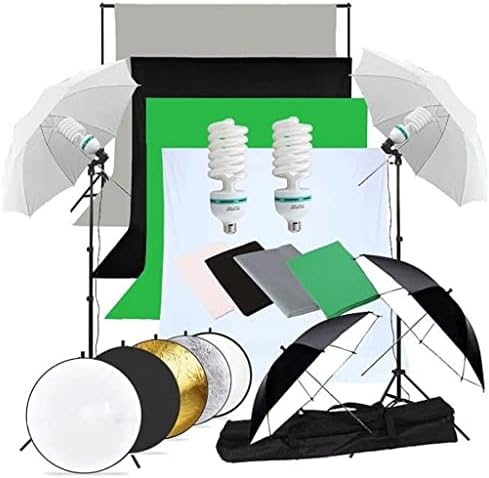 WetyG foto studio LED SoftBox kišobran rasvjetna komplet pozadina Potporna postolja 4 Boja pozadina za fotografiranje video snimanja