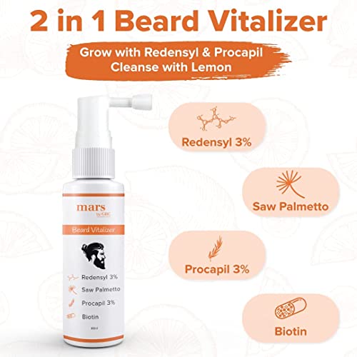 Malar Beard Serum-50 Ml / svakodnevno korištenje Beard Serum za muškarce / Redensyl & Procapil | omekšava i zaglađuje grubu bradu / daje bradu sjaj & njeguje bradu