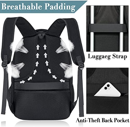Ruksak za muškarce, izdržljiv putni ruksak za Laptop sa USB priključkom za punjenje odgovara laptopu