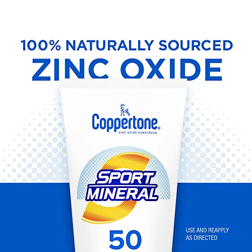 Coppertone SPORT losion za zaštitu od sunca SPF 50, Mineralna krema za sunčanje od cinkovog