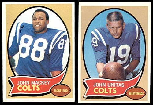 1970 Topps Baltimore Colts Team Set Baltimore Colts ex Colts