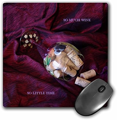 3Droza LLC 8 x 8 x 0,25 inča jastučić za miš, ljubitelji vina Moto II