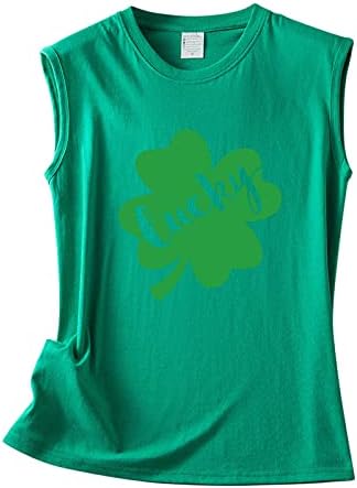 Yubnlvae Saint Patricks Dan Pulover Žene Shamrock Ružno O Vrat Plus Veličina Poklon Irski Outfits