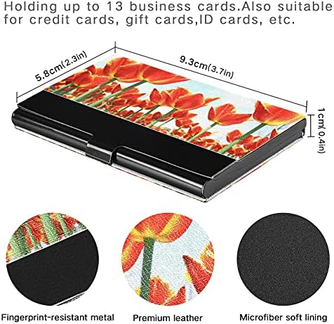 Držač vizitkarte za žene i muškarce torbica za držač vizitkarte sa kožnom ličnom karticom vizitkarta Organizator kreditne kartice