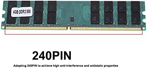 Yunir PC2-6400 DDR2 4GB 800MHz 1.8V 240 PIN Desktop Računar memorija RAM modul Veliki prijenos podataka za AMD