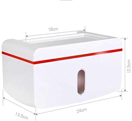 YFQHDD Zidni vodootporan kutija za tkivo kupatilo WC Držač papira, veličina 24 13,5 12,5 18cm